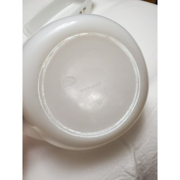 Vintage Dynaware Pyr-o-Rey Brown Daisy Mini Casseroles~Bowls~Custard Cup Lot 8 - Picture 5 of 12